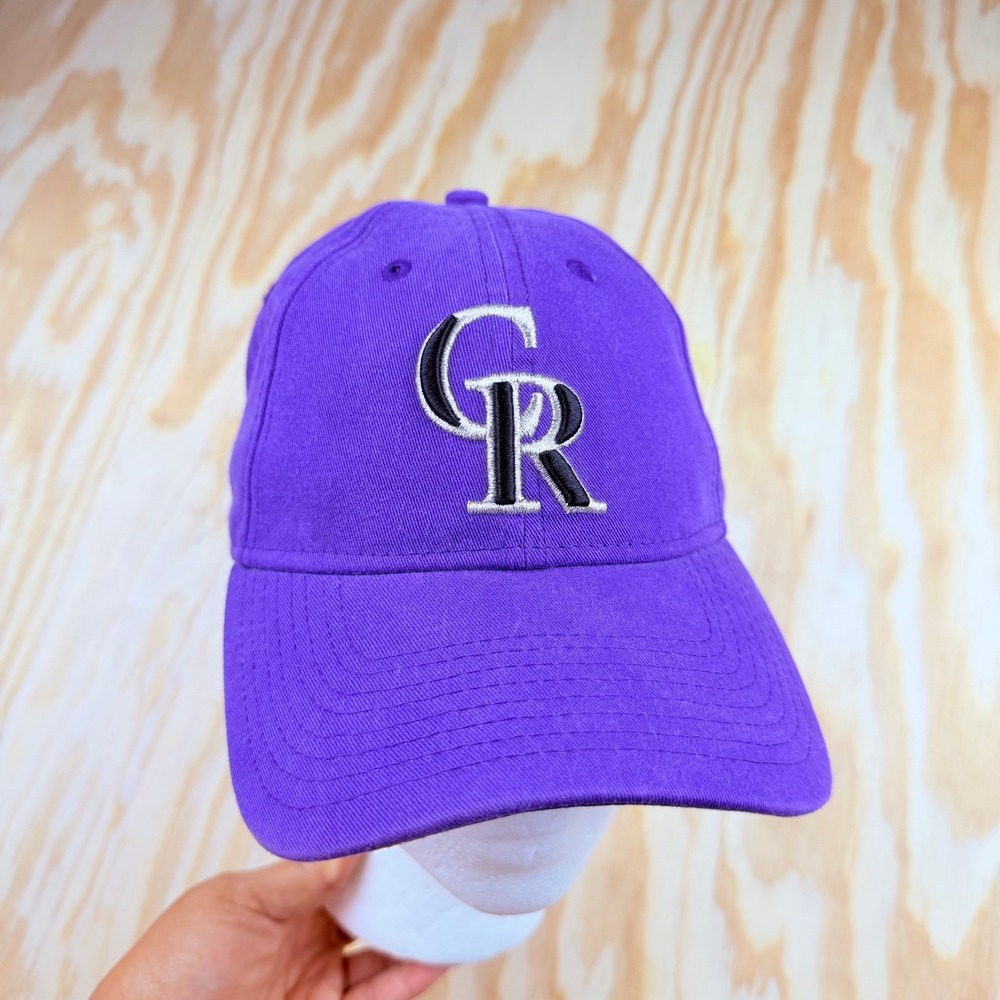 New Era Colorado Rockies 9TWENTY Women Purple Adjustable Baseball Hat Cap CR